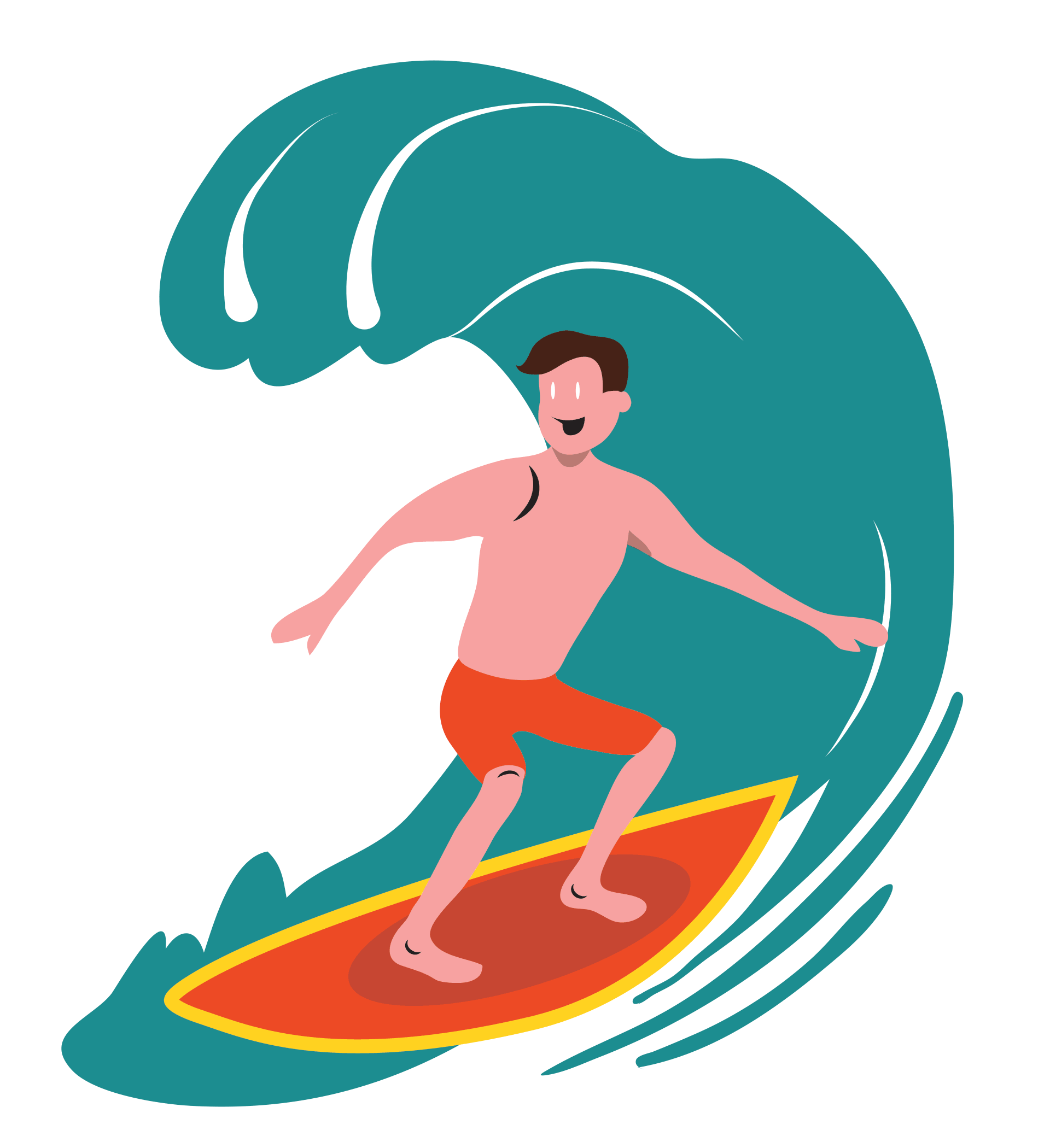 Delray Beach Historical Tour surf animation gif