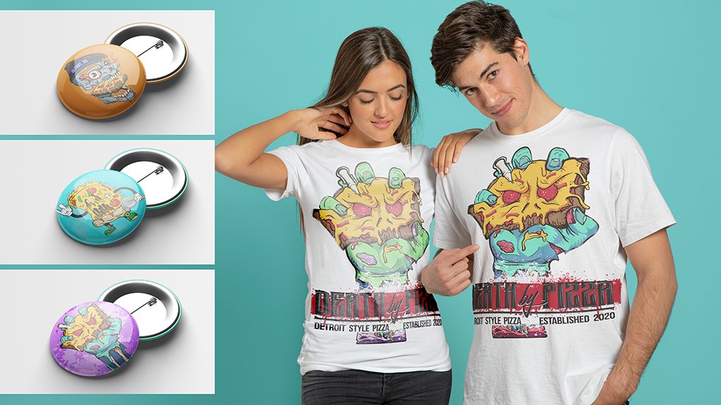 death by pizza merch image
