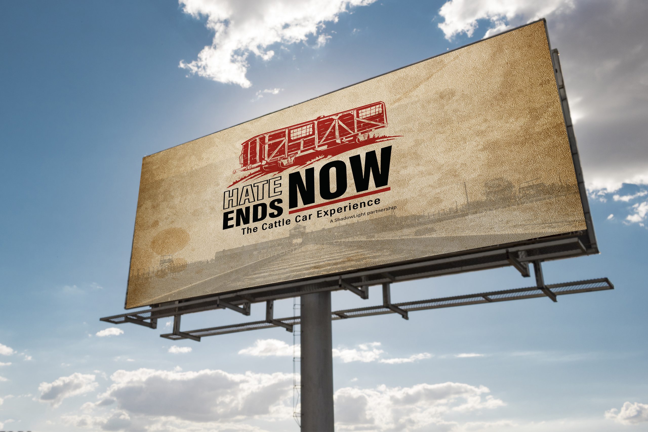 hate ends now case study billboard image.