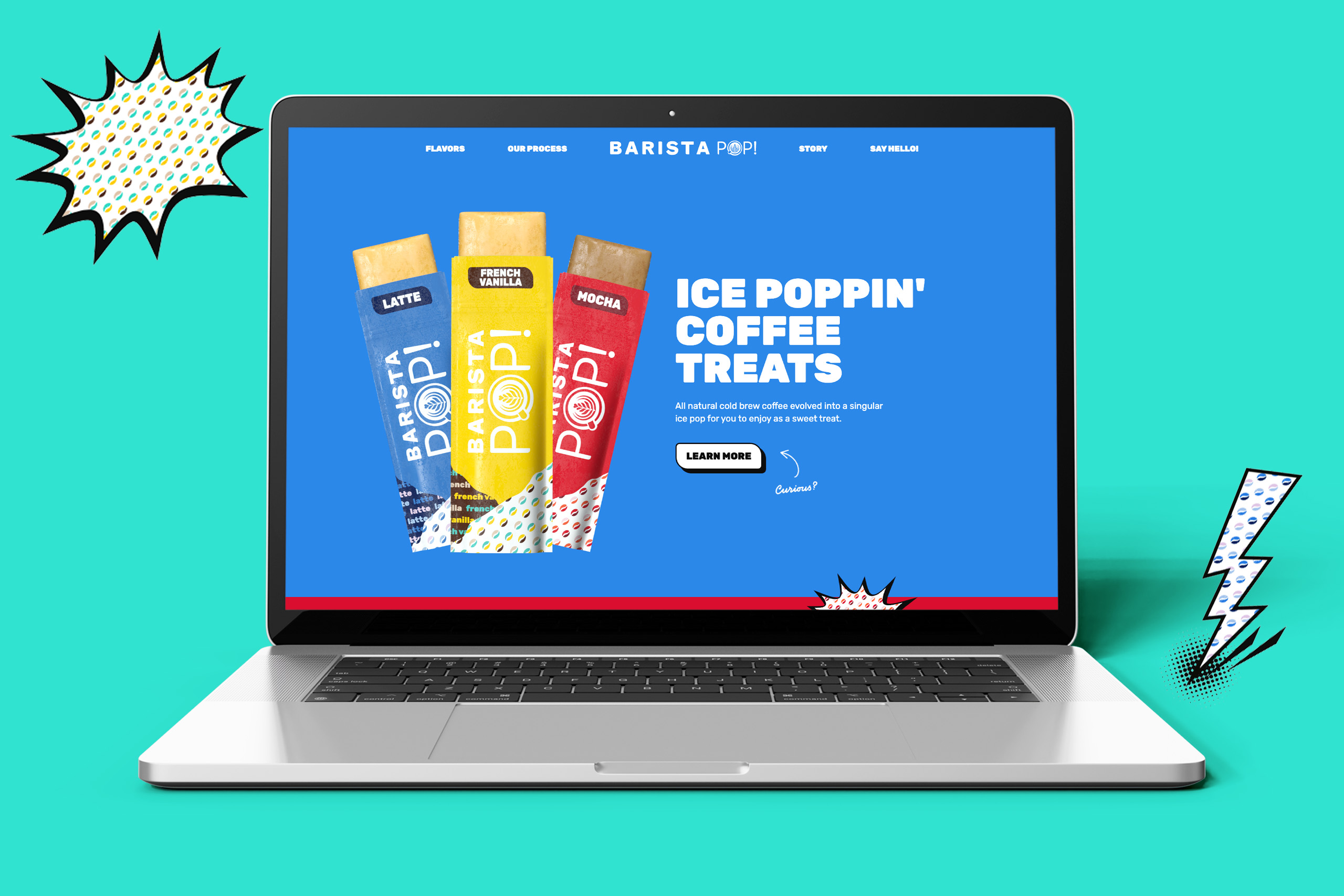 Barista Pop - Web Branding.
